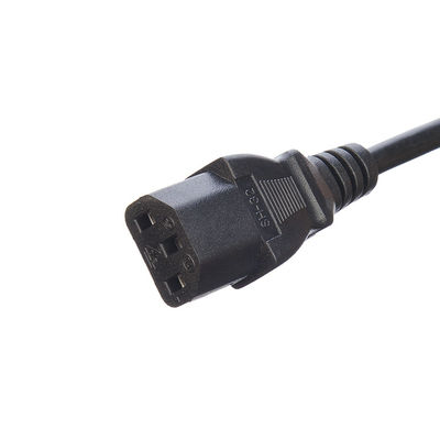 125V AC Power Cord for Dishwasher Freezer 220V Extension ETL Approved USA NEMA 5-15P to IEC C13 Stripped End 18AWG 220V