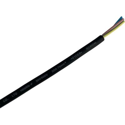 Long-Lasting Performance Multicore Copper Wire Power Cord 2/3/4/5/6 Core Pvc Rubber Cable 10A 250V Sheathed Wire