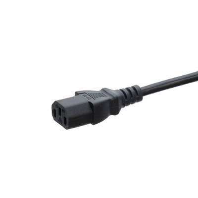 125V AC Power Cord for Dishwasher Freezer 220V Extension ETL Approved USA NEMA 5-15P to IEC C13 Stripped End 18AWG 220V
