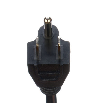 125V AC Power Cord for Dishwasher Freezer 220V Extension ETL Approved USA NEMA 5-15P to IEC C13 Stripped End 18AWG 220V