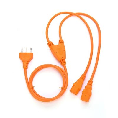 3 Pin 16A Plug C13 Connector Black Italia Standard Extension Cord Leads IMQ Power Cord Italian Power Cable for Grounding