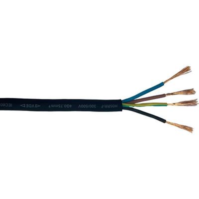 Flexible 220v Power Cord Cable with PVC Rubber Insulation RVV Extension Wire 1.5mm2 2.5mm2 4mm2 6mm2 Copper PVC