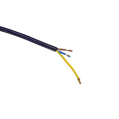 Oxygen Free Bared Stranded Copper Conductor 16A/250V VDE H05VV-F PVC Cable with EU Plug Power Cord