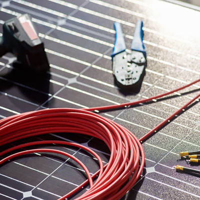 Solar Energy Systems MH4 Solar Panel PV Crimping 1CX2.5MM2 DC H1Z2Z2-K 1500V with PV Cable Cutter and Insulated Cable