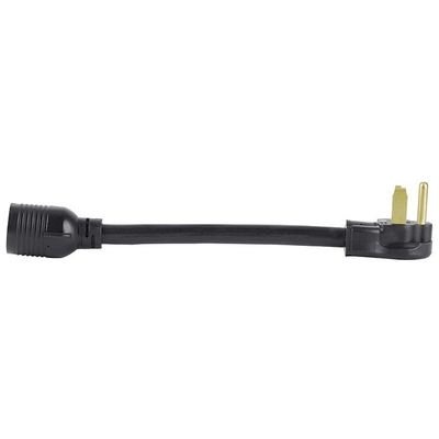 US Plug Standard NEMA 6-50P Male to NEMA L14-30R Female Welder Plug Adapter 250V Extension Cord with 3 Prong Locked Socket