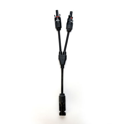 PVC Insulation Solar Panel Wires for Y Type Solar PV Branch Cable PV004 Connector and Temperature Range of -40C To 90C