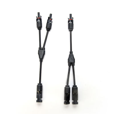 PVC Insulation Solar Panel Wires for Y Type Solar PV Branch Cable PV004 Connector and Temperature Range of -40C To 90C