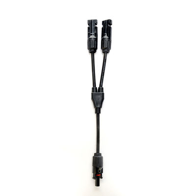 PVC Insulation Solar Panel Wires for Y Type Solar PV Branch Cable PV004 Connector and Temperature Range of -40C To 90C