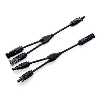 PVC Insulation Solar Panel Wires for Y Type Solar PV Branch Cable PV004 Connector and Temperature Range of -40C To 90C