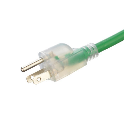 16 Gauge Extention Cord ETL 3 Pin Heavy Duty Electrical Extension Cord 100m for Outdoor 220V Power Cable US Length 10FT