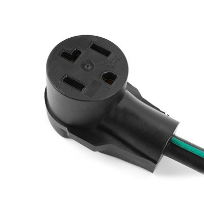 1 Outlets 1FT NEMA 10-30P to 14-30R Dryer Adapter 30A 250V SJTW 10AWG 3C 3 Prong to 4 Prong Dryer Plug Adapter With Green Ground Wire