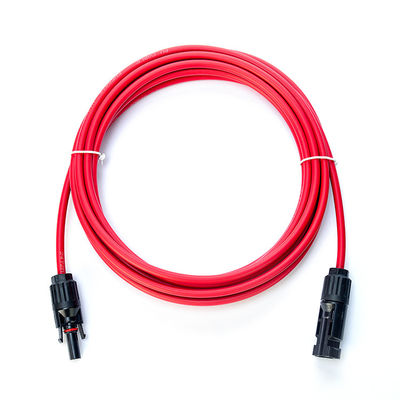 1x4mm2 XLPO XLPE PV Cable Power Cords Extension Cords with Tinned Cooper and PV004 Connector TUV Approved UV Protection