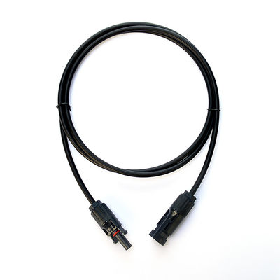 1x4mm2 XLPO XLPE PV Cable Power Cords Extension Cords with Tinned Cooper and PV004 Connector TUV Approved UV Protection