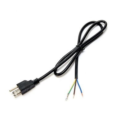 Customized ETL 3 Prong American Power Cord ETL1ft Flat Head Extension Cord PVC Jacket 3X16AWG 7a 125v 2 Prong Figure 8
