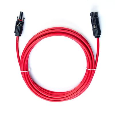 PV Solar Cable Single-core PV Cable for Solar Energy Systems Normal Sections 1C X56/0.285MM Length 100M/1roll Red Black