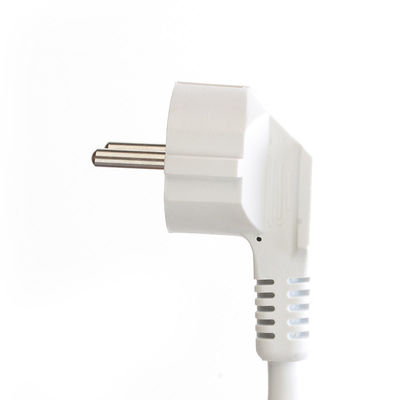 White 220V Euro Power Strip Surge Protector for Software Reengineering 3 Outlets 6ft Power Cord and Customized Support