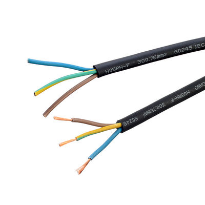 Vde Waterproof Rubber Sheath Cable Flexible Insulated 3 Core 0.75 1.0 1.5 2.5mm for Cable Stator Pump Flexible and Durable