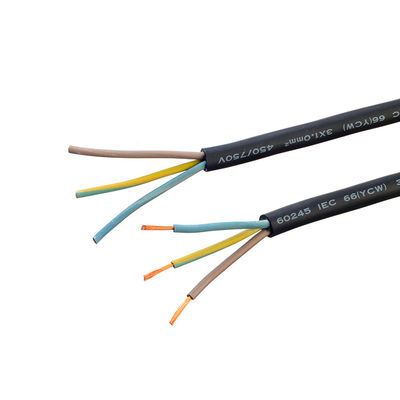 Vde Waterproof Rubber Sheath Cable Flexible Insulated 3 Core 0.75 1.0 1.5 2.5mm for Cable Stator Pump Flexible and Durable
