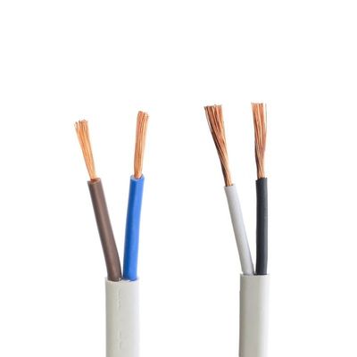 300/300V Rated VDE Approved 2 Cores 2x16/0.2mm H03VVH2-F Oxygen-free Copper Slim Flexible Power Cable for LED Flat Cable