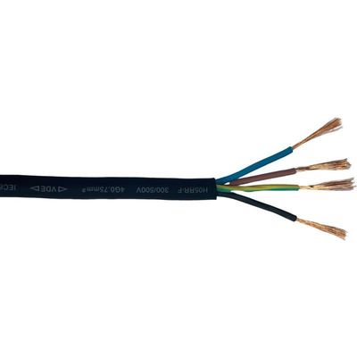 VDE Standard Rubber Insulated Flexible 4 Core H05RN-F H05RR-F H07RN-F Power Cable for Household Appliance Length 100M/1roll