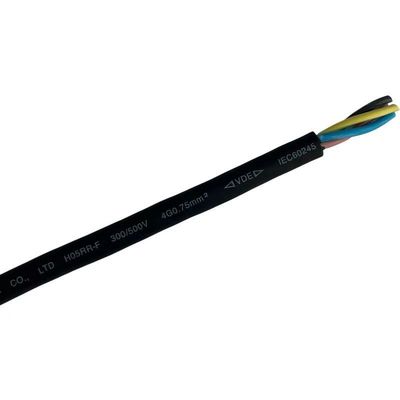 VDE Standard Rubber Insulated Flexible 4 Core H05RN-F H05RR-F H07RN-F Power Cable for Household Appliance Length 100M/1roll