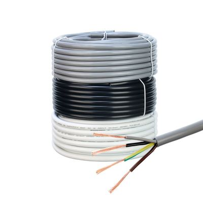 VDE Approved 60227 IEC 52 RVV Modular Electrical Power Cable 4x0.75 for Homes