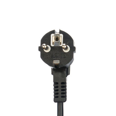 Electrical Plug 1.5M or Customized Cable Length European Power Cord of Pure Copper AC 3 Prong Plug C13 and Ground Wire Extension