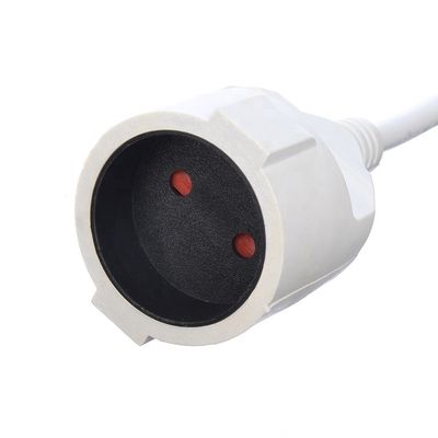 White 2 Pin Home Appliances Power Supply Cord Direct 1.5M Length or Customized VDE 10A Plug Power Cords Extension Cords