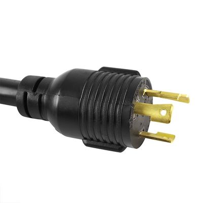 PVC Jacket NEMA L6-30P to 6-50R Connector 30Amp to 50Amp STW 10AWG 250V 1.5FT Power Cord Adapter for Welder Dryer EV Charger