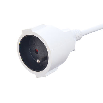 Korea KC Standard 2 Pin Insulation Protection Extension Cord with Earth Grounding Cable Specification H05VV-F/H05RN-F 3x0.75-1.5MM2