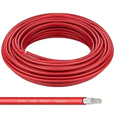 LOW VOLTAGE Solar Cable 4.0 mm PVC Insulation Tinned Copper Conductor for Sun Cable Solar Project