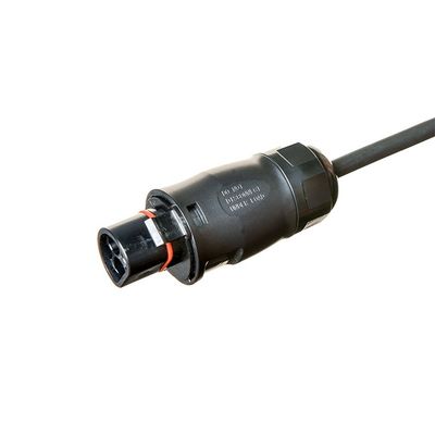 LY BC01 Euro Power Plug Ac Power Supply Adapter Cord for Balcony Solar System H07rn-f 2.5*3c Eu 0.75mm 1mm 2 Core Rubber Wire