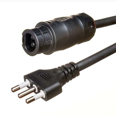 Customized Length Schuko Extension Cable with Rubber Insulation Material and BC05 Connector IP68 for Model Microinverter