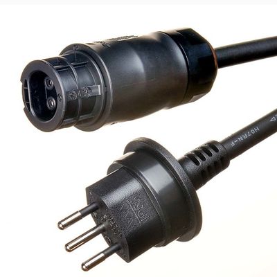 Customized Length Schuko Extension Cable with Rubber Insulation Material and BC05 Connector IP68 for Model Microinverter