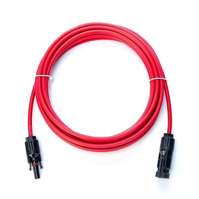 4mm2 Single Core or Double Core XLPO Insulation Copper DC Solar Cable for PV System in Red or Black