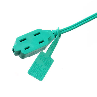 Permanent Extension Cord with NEMA Male End Type and Pure Copper Conductor 2 Prong Power Cord