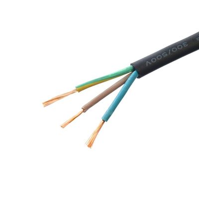 LOW VOLTAGE KC/ VDE Certificated H05rr f 3x0. 75 mm Sq Flexible Rubber Wire Welding Cable Fire-resistant Safety Power Cord