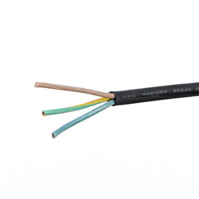LOW VOLTAGE KC/ VDE Certificated H05rr f 3x0. 75 mm Sq Flexible Rubber Wire Welding Cable Fire-resistant Safety Power Cord