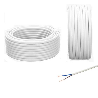 VDE Standards Multicore Cable H03vvh2 f 2x0 75mm2 for PVC Jacket PVC Insulation Control Cable Firm Soft Flexible Flat Cable