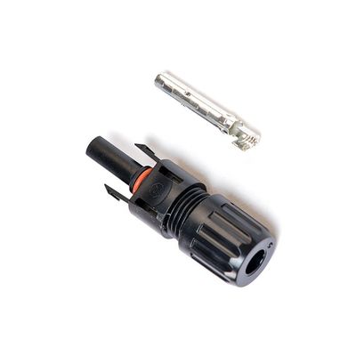 Tuv Heavy Duty Safe Solar Pv Male and Female Dc Power Solar Cable Connector Socket With Fuse for DC Solar Extension Cable Usage