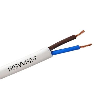 Indoor Small Electrical Instruments Copper PVC Insulation Wire with 300/300v H03vvh2 and Cooper Conductor