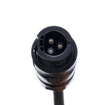 Certified DIN VDE 0620/EN 50075 1990 Insulated Rubber Cable Euro 16A 3 Pin Plug H07rn f for Solar PV1-f Cable 4mm2 6mm2