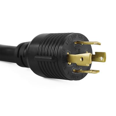 Elethor Nema Ev Charger Adapter Extension Cable 3 Conductor Sjt Type L14-30p Twist Lock Plug to 14-50r Adapter Power Cord