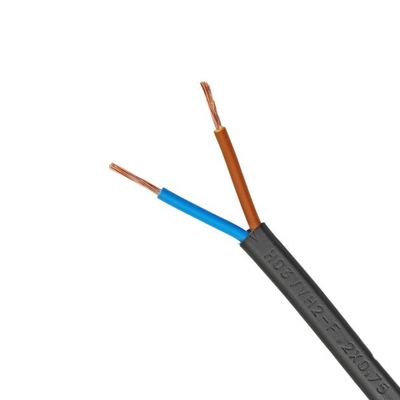 Flexible Cable for Indoor Small Electrical Instruments Power Cables 2 Cores Vde H03vvh2 f Copper PVC Insulation Control