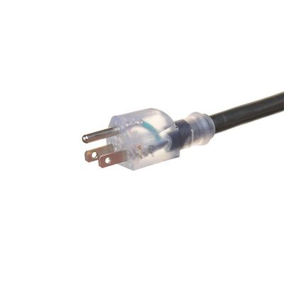 3 Outlet 12/3 SJTW Outdoor Extension Cord with Lighted Indicator ETL US 50 ft Heavy Duty 12 Gauge NEMA5-15P to NEMA 5-15R