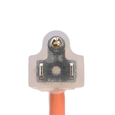 15 FT 12/3 Gauge LED Lighted End SJTW 15 Amp/125V/1875W Orange Outer Jacket Heavy Duty Power Cord for Indoor/Outdoor