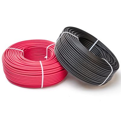 EN50618 H1Z2Z2-K 60930 IEC131 6mm Solar Panel Cable XLPO XLPE PV Tinned Copper TUV Approved for Solar Heating System