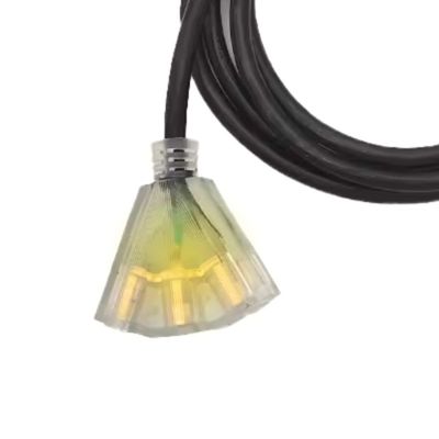 Other ETL 25Ft 12/3 Outdoor Extension Cord 3-Outlets 12 Gauge 3 Prong Waterproof with Lighted End 15A 12AWG 1875W SJTW