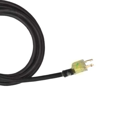 Other ETL 25Ft 12/3 Outdoor Extension Cord 3-Outlets 12 Gauge 3 Prong Waterproof with Lighted End 15A 12AWG 1875W SJTW
