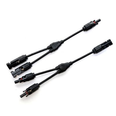 DC 1500V Rated PV004 Connector Electrical Wire for Solar Installations 100M/1roll Length Y Type Solar PV Branch Cable